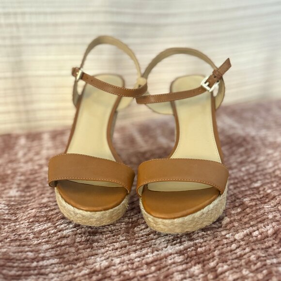 Michael Kors Jill Leather Wedge - Picture 1 of 4